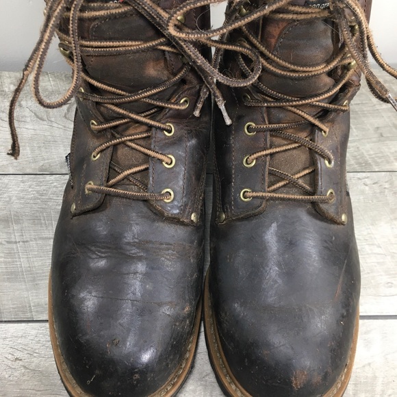 Carolina CA7821 Steel Toe Mens Leather Work Metguard Logger Waterproof Boots 12 - Picture 6 of 11